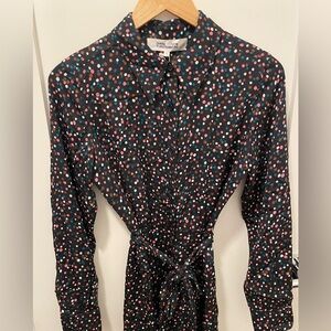NWT Diane Von Furstenberg silk shirt dress size Small